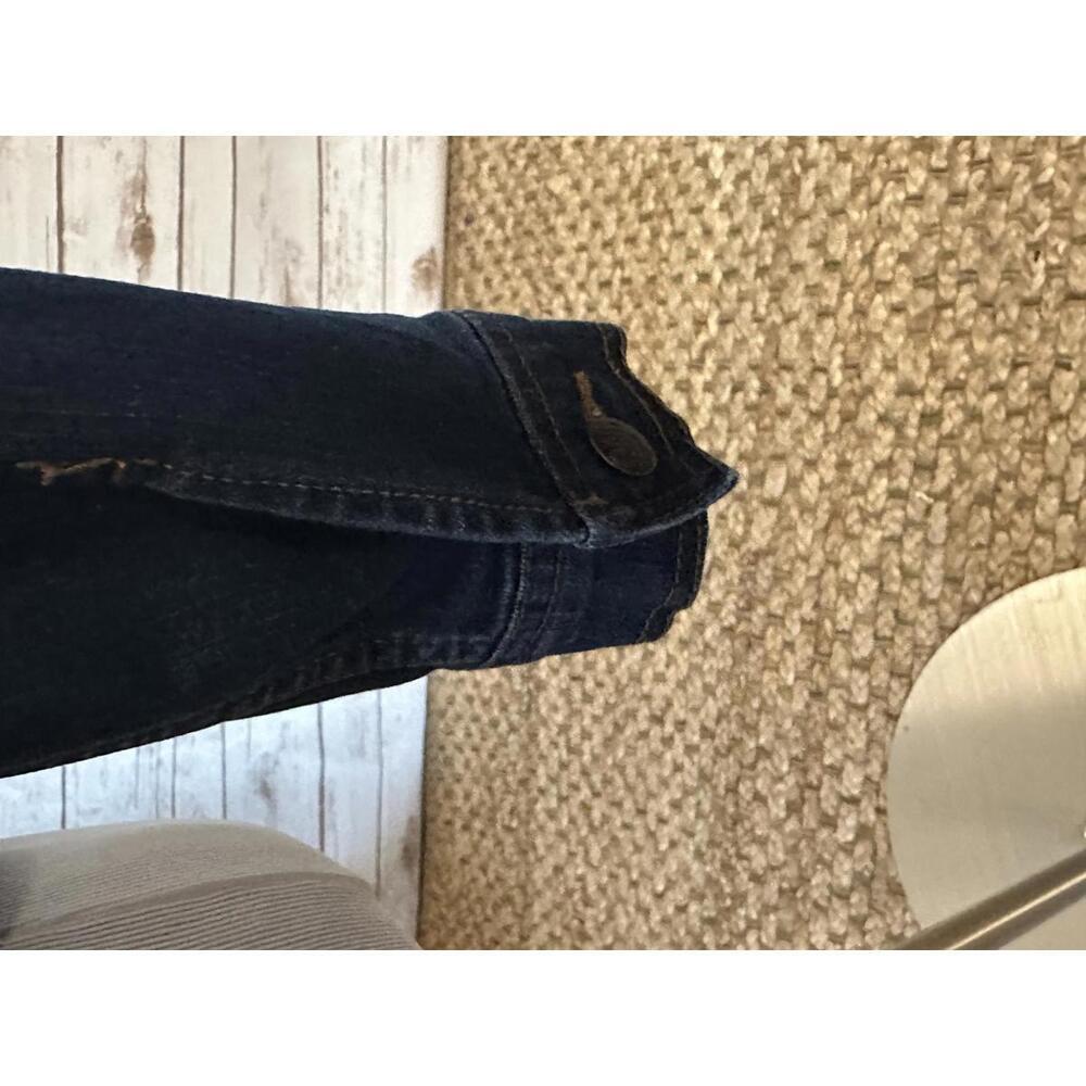 Wrangler Wrancher Classic Jean Jacket Size Medium - image 7